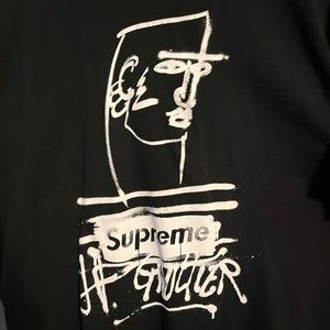 Black Supreme Jean Paul Gaultier Box Logo T-Shirt